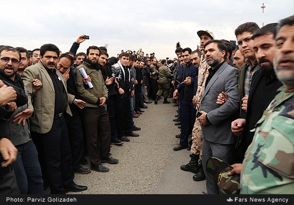 مراسم استقبال از پیکر مطهر شهید ذاکر حیدری