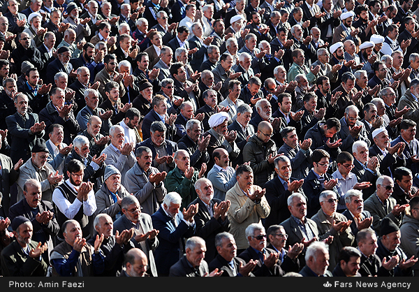 نماز باران در حرم مطهر شاهچراغ(ع)