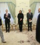پیژامه زن دیپلمات در دیدار روحانی شلوار مد روز اروپاست +عکس