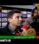 مصاحبه با مربیان و بازیکنان پرسپولیس و تراکتورسازی