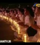 جشن جالب بودایی ها به بهانه کامل شدن ماه