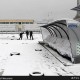 تصاویر لغو دیدار تیم‌های گسترش فولاد و استقلال خوزستان